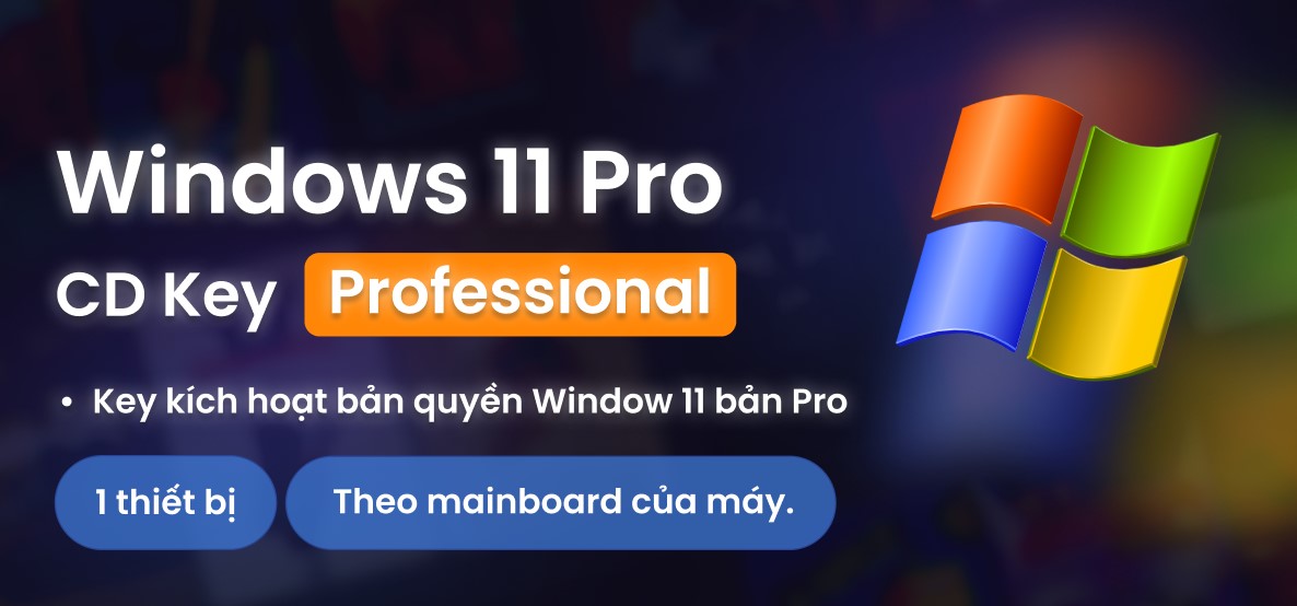 Nâng cấp Windows 11 Professional - CD Key